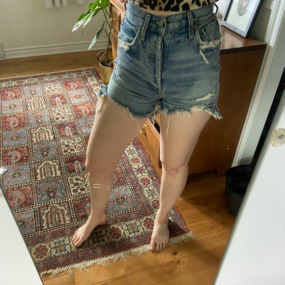 Agolde Dee denim shorts - Picture 6 of 6